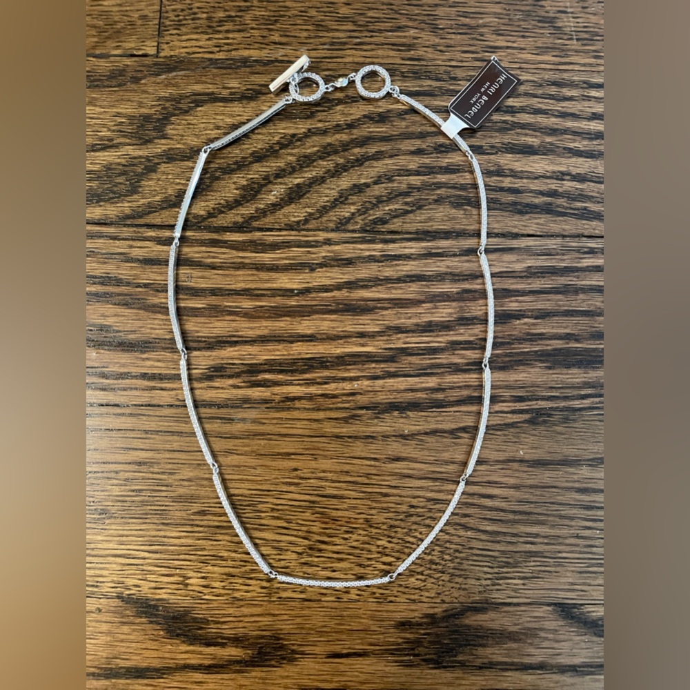 Henri Bendel rhinestone collar necklace